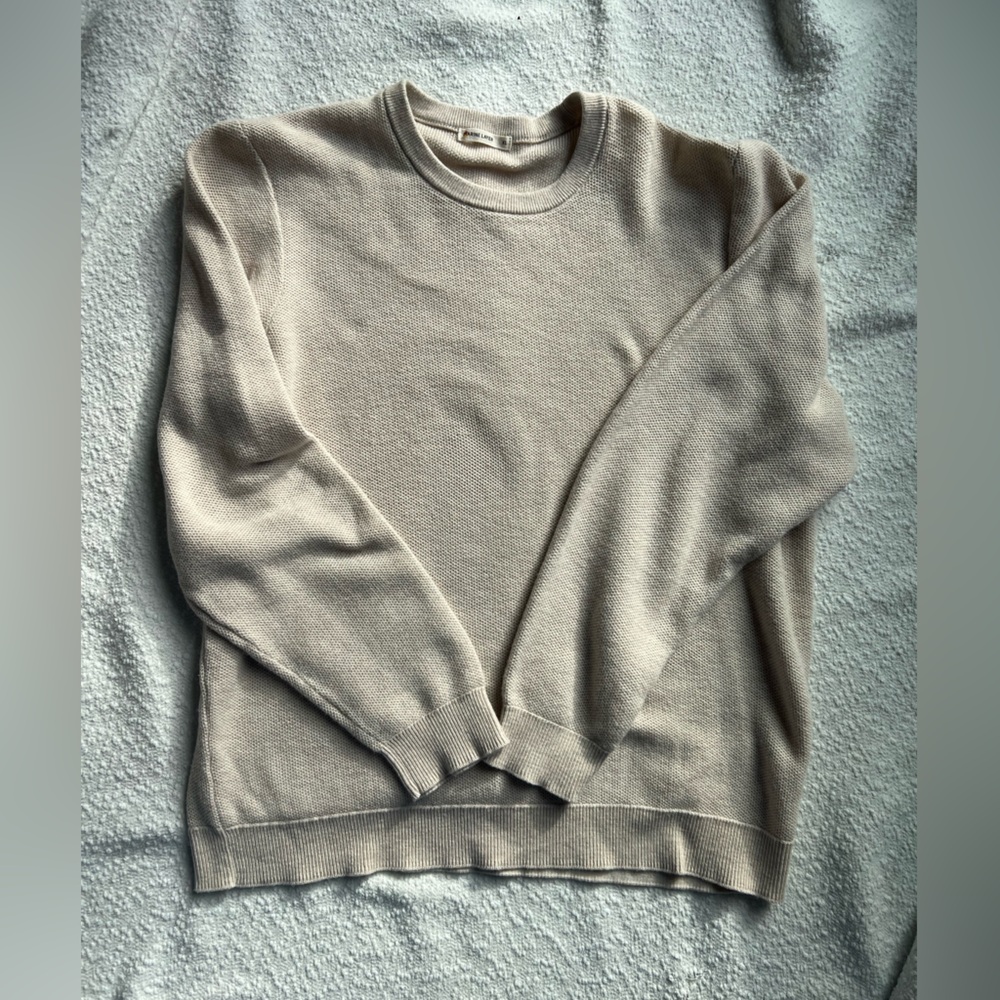 Marine Layer Merino Wool Blend Waffle Knit Sweater - XL